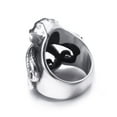 thumbnail image 4 of ELFASIO Stainless Steel Octopus Ring for Men Tentacles Retro Gothic Punk Style Jewelry Silver Black Vintage Rings,Size 10, 4 of 5