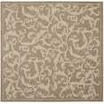 thumbnail image 2 of Safavieh Courtyard Kevin Floral Indoor/Outdoor Area Rug, Brown/Natural, 6'7" x 6'7" Square, 2 of 13