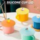 thumbnail image 5 of Silicone Cup Lid Set, Food Grade, Anti-dust Cover for Drinking Glasses, 5 of 5