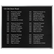 Aarco BOFD3036. Framed Letter Board Message Center
