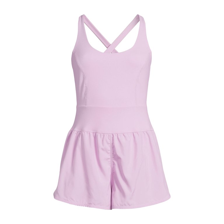 Avia Women's Active Performance Romper, Moisture-Wicking, 3