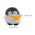thumbnail image 2 of OHOIOLLA 2Pcs Penguin Shape Change Purse Cute Change Purse Black Thick Fabric For Students School, 2 of 7