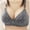 Dark Gray, variant on Women's Traditional Thin Cup Wireless Bra with Print Design, Comfortable for Daily Wear, No Underwire for Freedom, Supportive Fit for All Bust Sizes,Light Gray 44