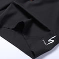 thumbnail image 4 of KHONTS Men's Cool Athletic Running Shorts Quick Dry Workout Shorts Lightweight Sports Gym Basketball Tennis Hiking Short Pants Black M, 4 of 7