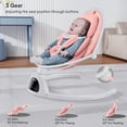 thumbnail image 6 of Babyomi Baby Swing for Infant, Electric Bluetooth Swing Rocker with 5 Sway Speeds& 10 nursery rhyme , Pink, 6 of 8