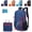 Deep Blue, variant on Foldable Waterproof Lightweight Hiking and Camping Backpack | For Outdoor Sports Travel Inside Wet Clothes Compartment Packable For Multiple