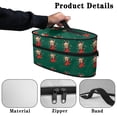 thumbnail image 5 of HELLHERO Christmas Cat Dustproof Iron Organizer Zipper Travel Steamer Bag Garment Steamer Box Travel Steamer Holder, Case Only, 5 of 6