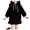 Black, variant on Tunics for Women 2025 Fall Winter Loose Fit Hooded Long-sleeved Bubble Cuff Drop Shoulder Hoody Solid Color Hoodie Polyester Sweatshirts Hoodies(White,XXXXL)