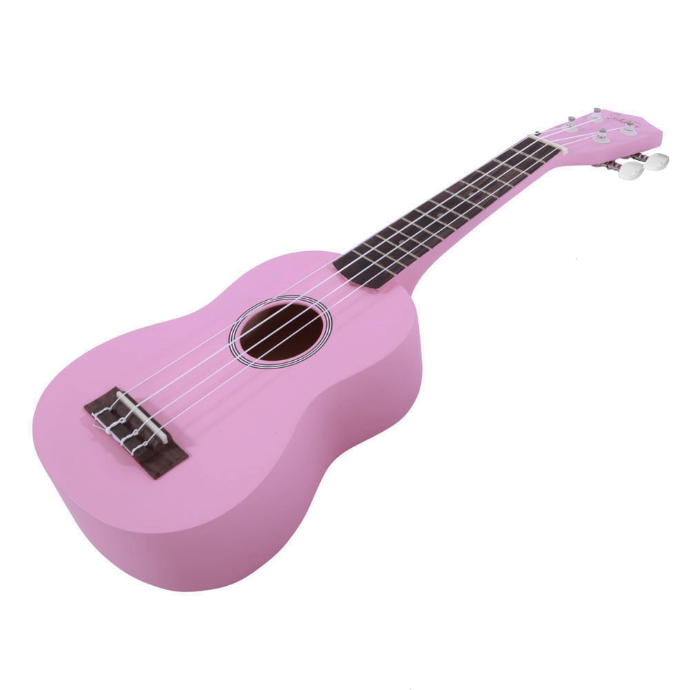 CIPACHO Glarry 21" Rosewood Toddler Guitar, Ukulele Beginner Kit, Concert Ukelele Gifts for Girl Boy (Pink)
