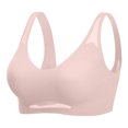 thumbnail image 2 of Women's Plus Size Wireless Bra with Adjustable Back Closure, Breathable Thin Cup Seamless Full Coverage Comfort Support, 2 of 7