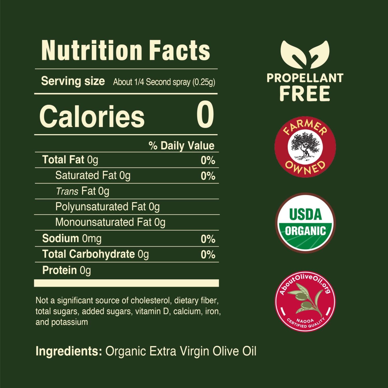 (6 pack) Pompeian Organic Robust Extra Virgin Olive Oil Cooking Spray - 5 fl oz, 1 Count