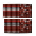 thumbnail image 6 of Peel And Stick Removable Metal Series Mosaic Wallpaper Tile Stickers Wall Sticker Home Decor For Backsplash Kitchen Bathroom Shop,25pcs, 6 of 7