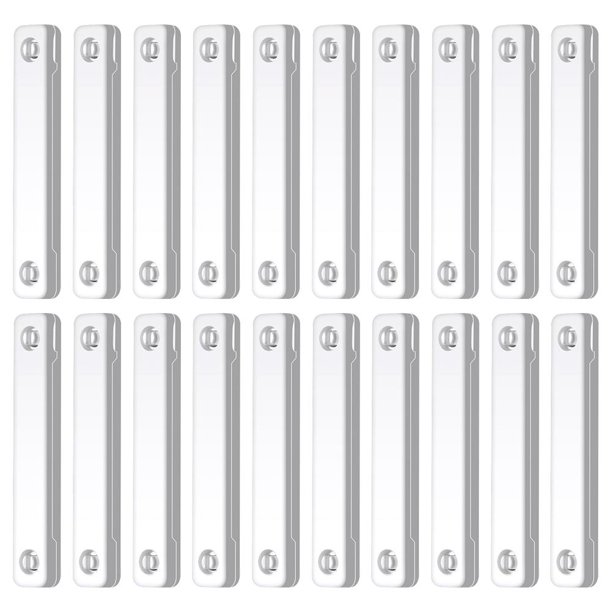Clip de pantalla de ventana Clip de pantalla de imán de fijación fuerte a prueba de herrumbre (blanco 20PCS)