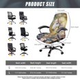 thumbnail image 6 of FKELYI Vintage Floral Horse Print Office Chair Cover Anti-Dust Computer Chair Slipcover Lightweight Swivel Chair Protective Covers for Office Home Decoration, Large, 6 of 6