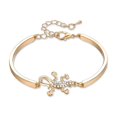 thumbnail image 1 of Joyería de pulsera ajustable con patrón de insectos con personalidad de diamantes de imitación de aleación para mujer, 1 of 5