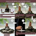 thumbnail image 5 of Cedar Backflow Incense Cones - Total 20 Incense Cones Waterfall - Dual Pack of 10 Incense Backflow Cones - Waterfall Incense Cones - Incense Waterfall Cones, 5 of 10