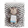thumbnail image 2 of Hudson Baby Infant Plush Blanket with Toy, Hedgehog, One Size, 2 of 2