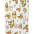 thumbnail image 2 of Coolnut Easter Rabbits Eggs Tablecloth Rectangle Colorful Table Cloth Large Square Table Cover for Dining Kitchen Party 60"x90" Decor Gift, 2 of 7