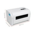 thumbnail image 2 of Thermal Label Printer High Speed Shipping Label Printer USB BT Connection Support 40-110mm Paper Width Compatible with Windows for Supermarket Store Restaurant Logistic, 2 of 7
