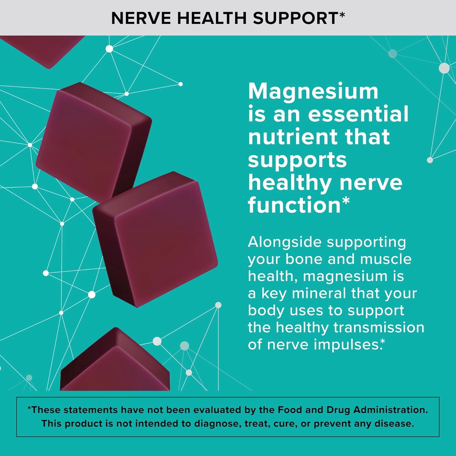 Qunol Magnesium Citrate Soft Chews, 350mg Extra Strength Magnesium Supplement, High Absorption to Support Nerve, Bone and Muscle Health, 90 Count