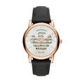 thumbnail image 4 of Emporio Armani Rose Gold-Tone Leather Automatic Mens Watch, 4 of 5