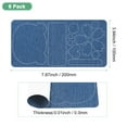 thumbnail image 3 of Uxcell 6-Pack Polyester Repair Patches, 7.9 x 3.9" Self-Adhesive Fabric Repair Patches for Sofas, Denim Dark Blue, 3 of 6