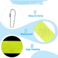 thumbnail image 3 of Uxcell Safety Reflector, Reflector Tag Pendant Reflective Safety Keychain Gear for Backpack Cycling Running Deep Fluorescent Yellow, 3 of 6