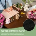 thumbnail image 4 of Uxcell Flower Wrapping Paper, Iridescent Double Sided Plastic Bouquet Packaging Waterproof Florist Black, 4 of 7