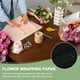 thumbnail image 4 of Uxcell Papel de Envoltura para Flores, Embalaje de Ramo de Plástico Iridiscente Doble Cara, Impermeable, Florista Negro, 4 of 7