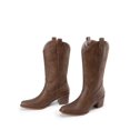 thumbnail image 4 of Botas DREAM PAIRS DWUMMB2502 Punta Cuadrada Marrón Talle 7, 4 of 7