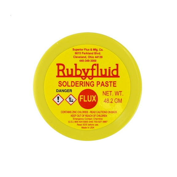 Superior Flux RubyFluid Soldering Paste, 48.2 gm