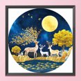 thumbnail image 3 of Wdftyju Bordado parcial estampado punto de cruz Wealth Deers 3 Strand 11CT Home Decor Wdftyju 5wc6zj9wq6pt3lr6, 3 of 9