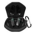 thumbnail image 2 of Headphone Storage Case Zipper Hard Carry Bag For Lenovos GM2 PRO Earphone Travel Bag Silicone Case For Wireless Headphones Black, 2 of 6