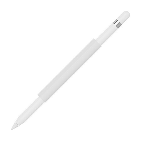 - TechMatte Magnetic Holder Sleeve for Apple Pencil (White)