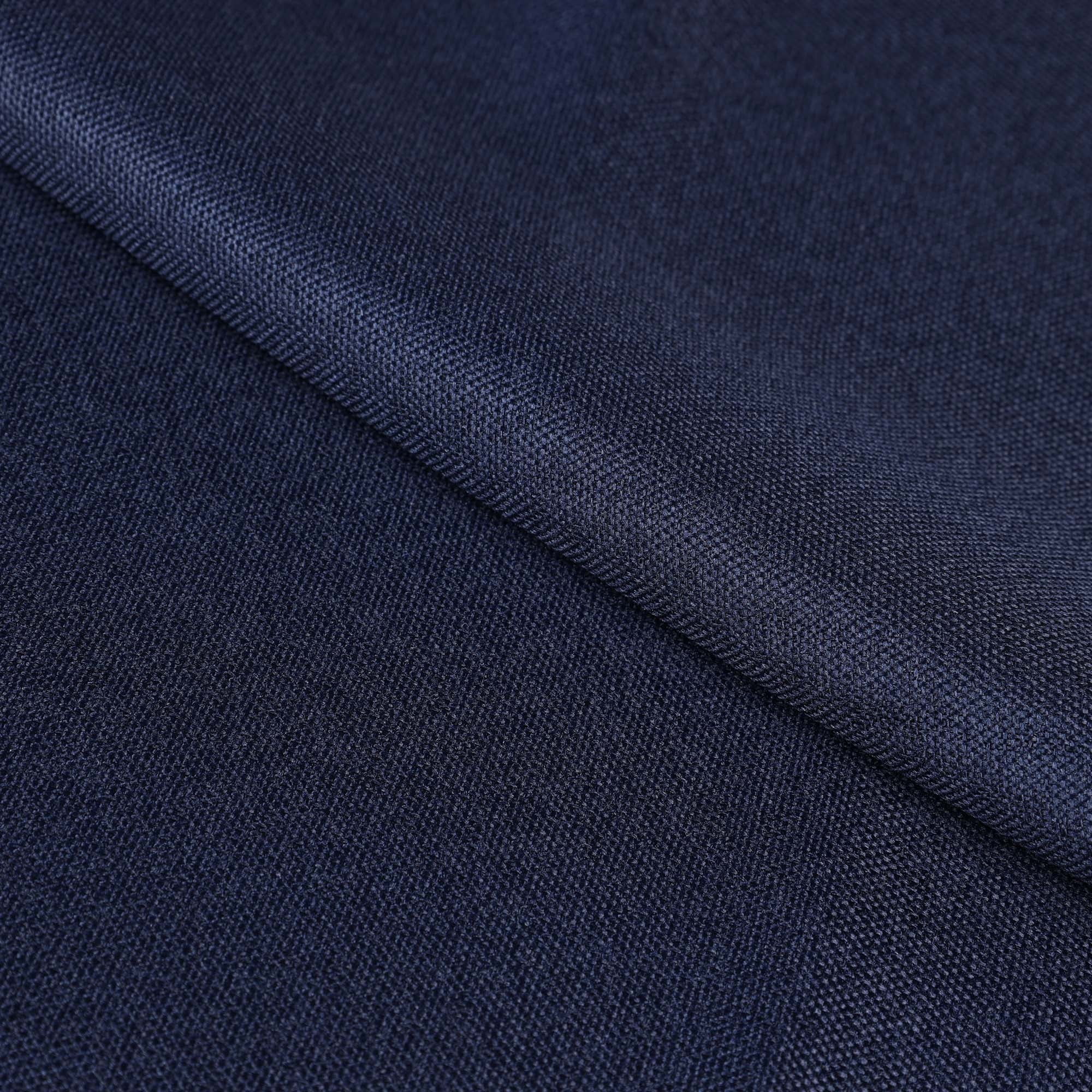 Superior Linen Blackout Curtains Set of 2, Grommet Header Curtain Panel Pair, Navy Blue, 52"W x 96"L
