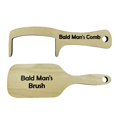thumbnail image 2 of Dserhfy Bald Man's Comb Funny Wooden Toothless Comb Brush Bald Hair Joke White Elephant Gift Gag Gift for Bald Men, 2 of 8