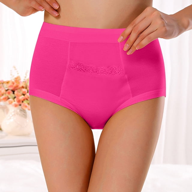 WILLBEST Culottes en Coton pour Femmes, Invisibles, avec Poches Menstruelles, Taille Haute