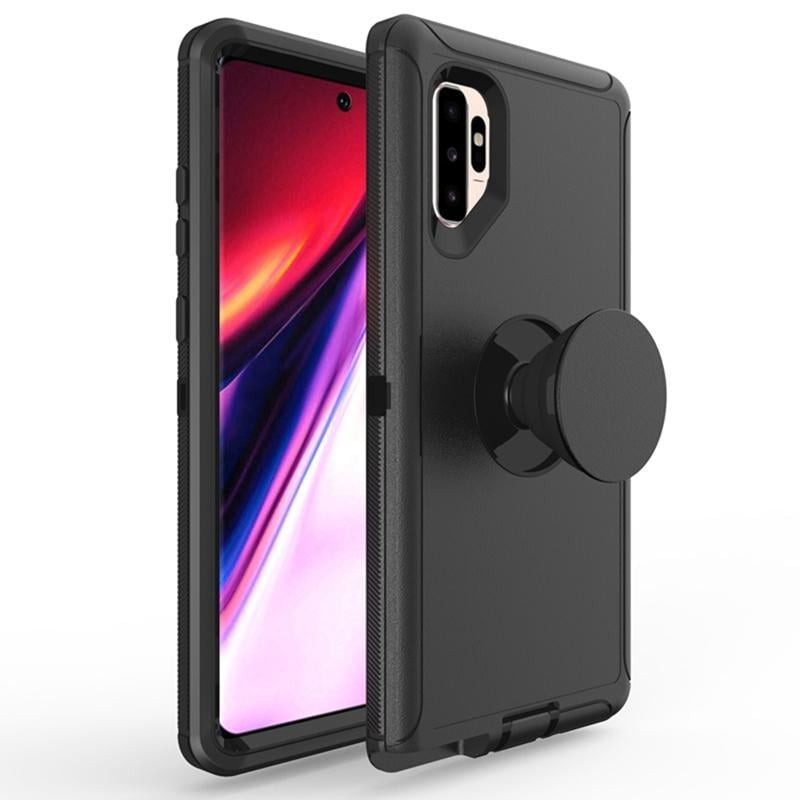 note 10 plus case with popsocket