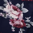 thumbnail image 4 of Vestido Sin Mangas Fiesta Floral Hombros Descubiertos Mujer Midi Floral Cómoda Ropa - Multicolor Azul Sunnimix  vestido de mujer midi floral, 4 of 8