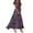 Multicolor 10, variant on DeHolifer Maxi Dresses for Seniors Women Floral Short Sleeve V-Neck Swing Summer Casual Boho Long Dress Trendy Flowy Sundress Multicolor S