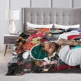 thumbnail image 4 of Chris Brown Blanket Throw Bedding Room Decor Flannel Blankets for Bed Sofa 50"x40"-KDE17307, 4 of 5