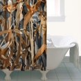 thumbnail image 4 of Reed Camo Dry Plants Pattern Shower Curtain 36"x72" ,Bathroom Decorative Shower Curtains Set with 12 Hooks,Modern Waterproof Washable Shower Curtain, 4 of 6