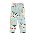 thumbnail image 5 of Balery Cute Cows print Women's Pajama Pants,Ultra Lightweight Pjs,Lounge Pant-Small, 5 of 9