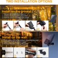 thumbnail image 5 of Guirnalda de luces LED solares con forma de carámbano, cortina de luces navideñas con USB, guirnalda de luces de hadas para bodas, fiestas, decoración de calles y patios, 5/6 m, 5 of 5