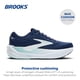 thumbnail image 2 of Brooks Mujer Ghost Max 3 Ancho Azul Marino Peacoat Clearwater, 2 of 6