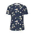 thumbnail image 6 of Rocae Daisies Flowers for Men's Mesh Quick-Dry Short Sleeve Workout T-Shirt,Mens Crew Neck Tee Lightweight Soft Classic T Shirts Medium, 6 of 9