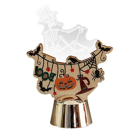 

ZHIZAIHU Halloween Decoration Clearance! LED Light Halloween Candle Pumpkin Candle Light Decorative Candle Lamp for Home Decor Halloween Party Bar House Promotion Sale (C)