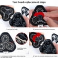 thumbnail image 5 of Replacement Razor Heads Compatible with S5000 S5370 S5571 S5420 S5140 S5078 Models, 5 of 5