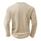 thumbnail image 4 of pstuiky camisa de manga larga para hombre, Sudadera con capucha y cuello redondo de manga larga de color liso para hombre Tops de talla grande para hombre l, 4 of 6