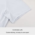 thumbnail image 5 of YUGYXL Workout Mens Shirts Summer Casual Quick Dry T-Shirts Crew Neck Short Sleeve Shirt for Gym Athletic Running White XXL, 5 of 7